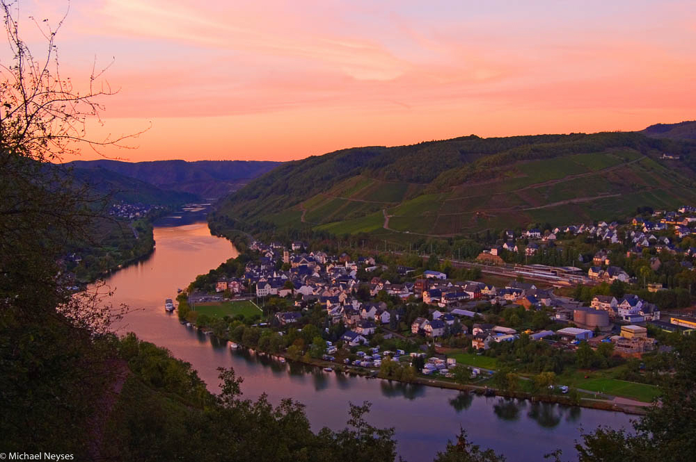 Blick vom Prinzenkopf auf Bullay